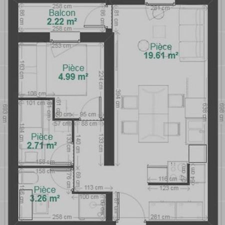 Appartement 3 Pieces, 2 Chambres Au Coeur De La Station Génos Kültér fotó